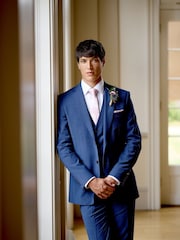 Skopes Blue Rozario Tailored Fit Suit Jacket - Image 1 of 7
