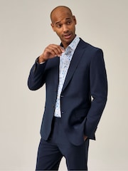 Skopes Blue Rozario Tailored Fit Suit Jacket - Image 5 of 7