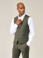 Skopes Green Rozario Suit Waistcoat - Image 1 of 4