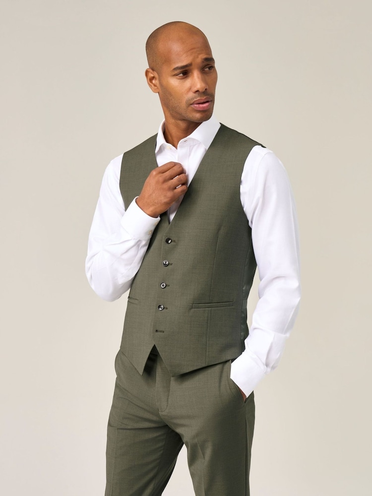 Skopes Green Rozario Suit Waistcoat - Image 1 of 4