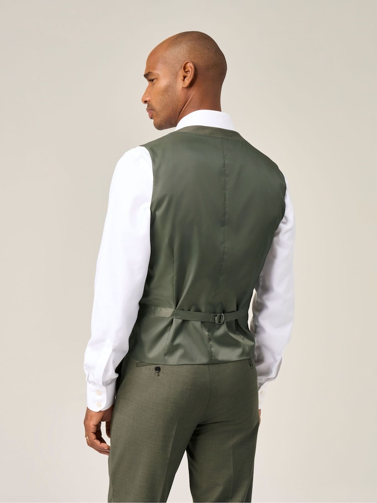 Skopes Green Rozario Suit Waistcoat - Image 2 of 4