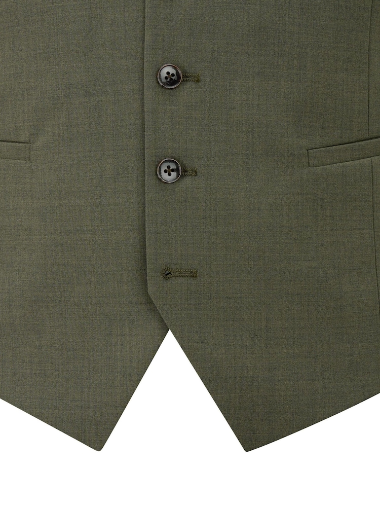 Skopes Green Rozario Suit Waistcoat - Image 4 of 4