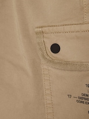 River Island Regular Fit Twill Cargo Shorts - Imagen 4 de 4