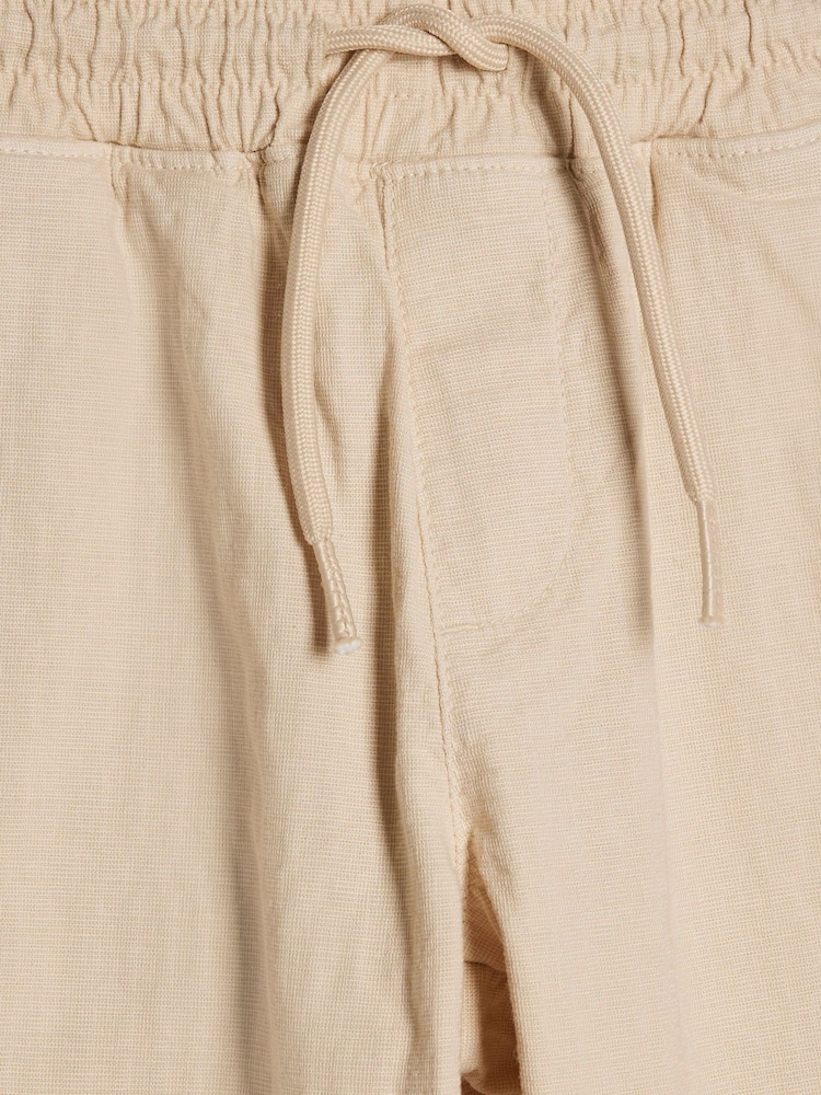 River Island Natural Regular Fit Pull on Trousers - Image 6 of 6