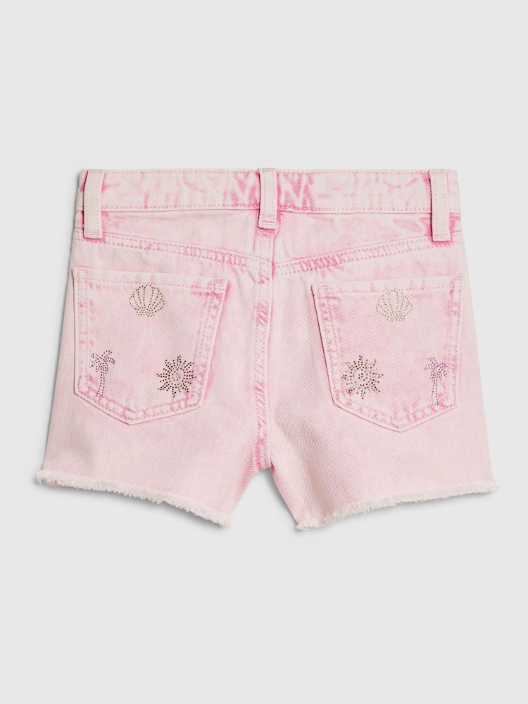 Rosa y palmeras - River Island Hotfix Shorts - Imagen 2 de 4