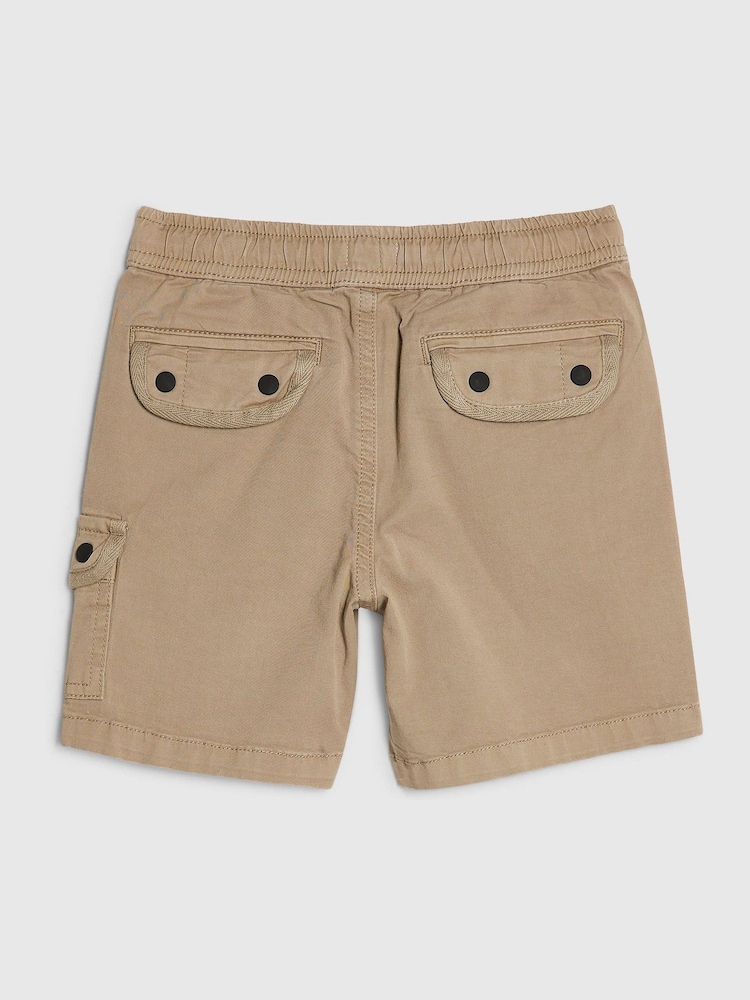 River Island Natural Regular Fit Twill Cargo Shorts - Image 2 of 4