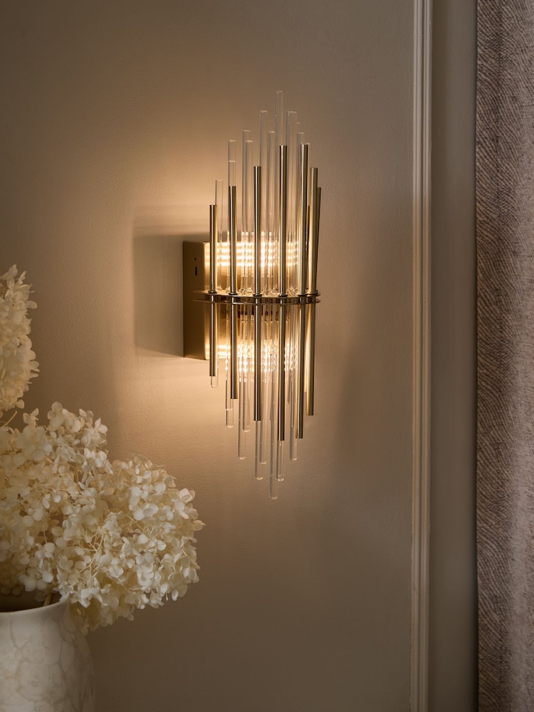 Brass Arundel Rechargeable Wall Light - Image 1 of 6 Brass Arundel Rechargeable Wall Light - Image 1 of 6