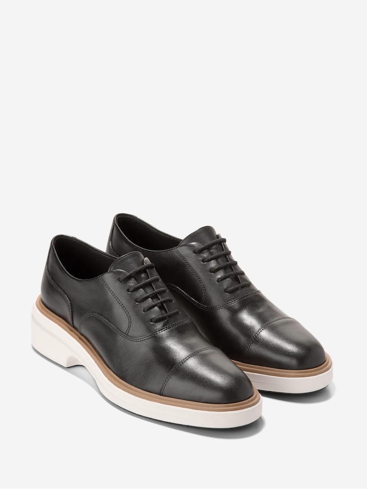 Cole Haan Black ØriginalGrand CitySpectre Oxford Shoes - Image 2 of 6
