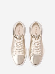 Cole Haan Gold Grand Crosscourt Tennis Trainers - Image 4 of 6