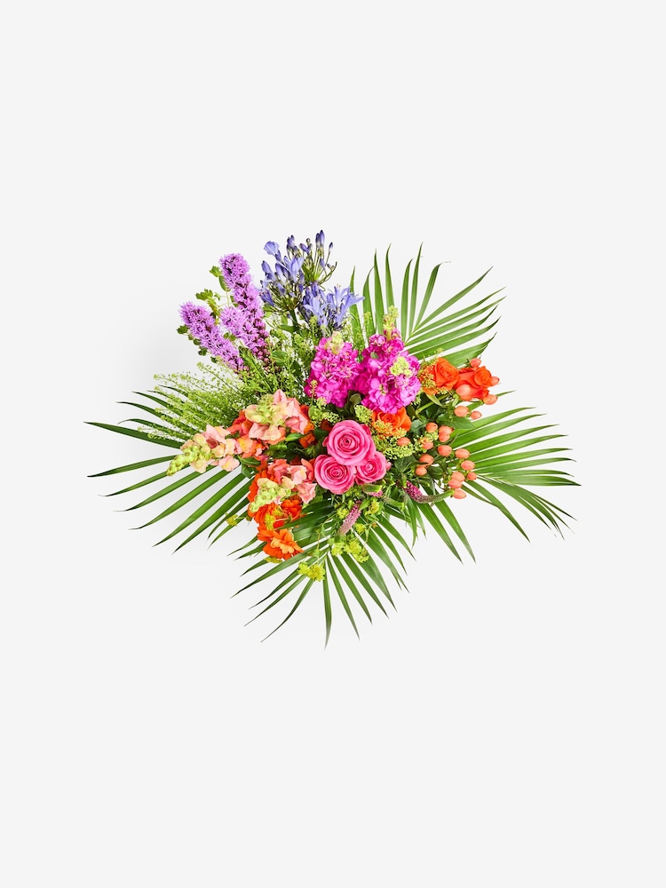 Agapanthus, Antirrhinum and Germini Bright Fresh Flower Bouquet - Image 4 of 4