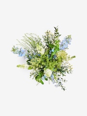 Blue & White Stocks and Delphinium Fresh Flower Bouquet - Image 6 of 6