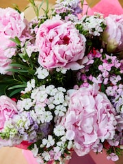 Pink Peonies Fresh Flower Bouquet in Gift Bag - Image 2 of 5