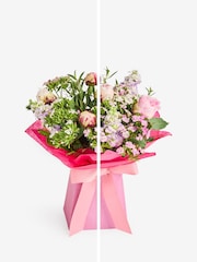 Pink Peonies Fresh Flower Bouquet in Gift Bag - Image 3 of 5