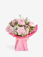 Pink Peonies Fresh Flower Bouquet in Gift Bag - Image 4 of 5