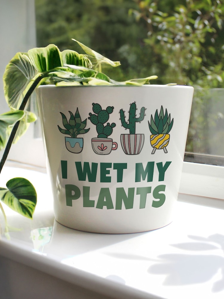Personalised Personalised Plant Pot by PMC - Image 1 of 3