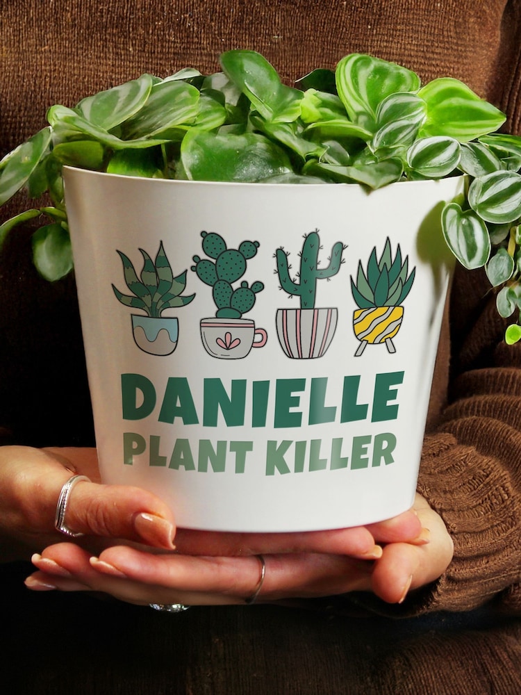 Personalised Personalised Plant Pot by PMC - Image 2 of 3