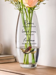Personalised Personalised Robin Memorial Flower Vase by PMC - Image 1 of 3