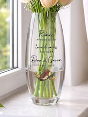 Personalised Personalised Robin Memorial Flower Vase by PMC - Image 2 of 3