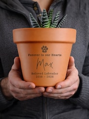 Personalised Personalised Pet Memorial Terracotta Plant Pot by PMC - Image 3 of 4