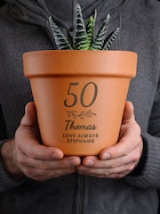 Personalised Personalised Birthday Terracotta Plant Pot by PMC - Image 3 of 4
