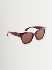 Max Mara Red Acetate Sunglasses - Image 1 of 1