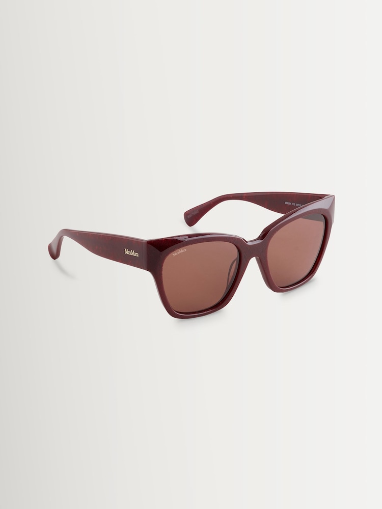 Max Mara Red Acetate Sunglasses - Image 1 of 1