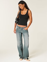Hollister Blue Baggy Jeans - Image 1 of 4