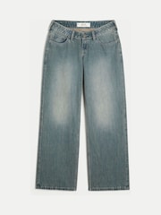 Hollister Blue Baggy Jeans - Image 4 of 4