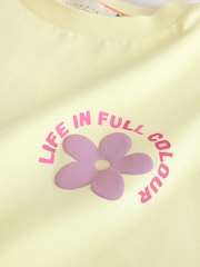Gul Slogan - Little Bird by Jools Oliver Boxy T-Shirt - Billede 9 af 10
