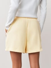 Little Bird by Jools Oliver Pastel Yellow Tie Waist Shorts - Image 7 of 11
