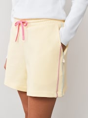 Little Bird by Jools Oliver Pastel Yellow Tie Waist Shorts - Image 9 of 11