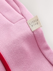 Little Bird by Jools Oliver Bright Pink Tie Waist Joggers - Image 3 of 4