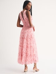 Abercrombie & Fitch flagrende rynket maxikjole - Billede 4 af 5