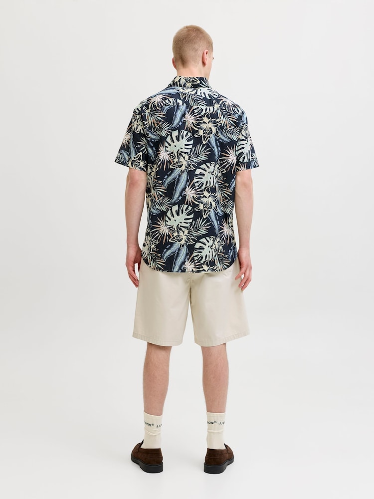 JACK & JONES Black Resort Printed Shirts 2 Pack - Image 2 of 8