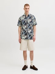 JACK & JONES Black Resort Printed Shirts 2 Pack - Image 3 of 8