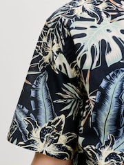 JACK & JONES Black Resort Printed Shirts 2 Pack - Image 7 of 8