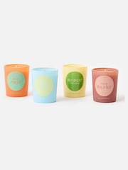 Oliver Bonas Set of 4 Mint Green The Wellness Candles Collection - Image 1 of 5