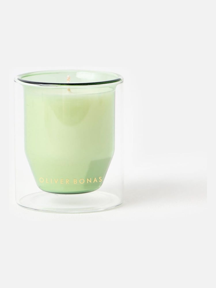 Oliver Bonas Blue Relax White Jasmine Scented Candle - Image 2 of 5