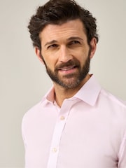 Skopes Pink Premium Cotton Tailored Fit Formal Shirt - Image 3 of 6