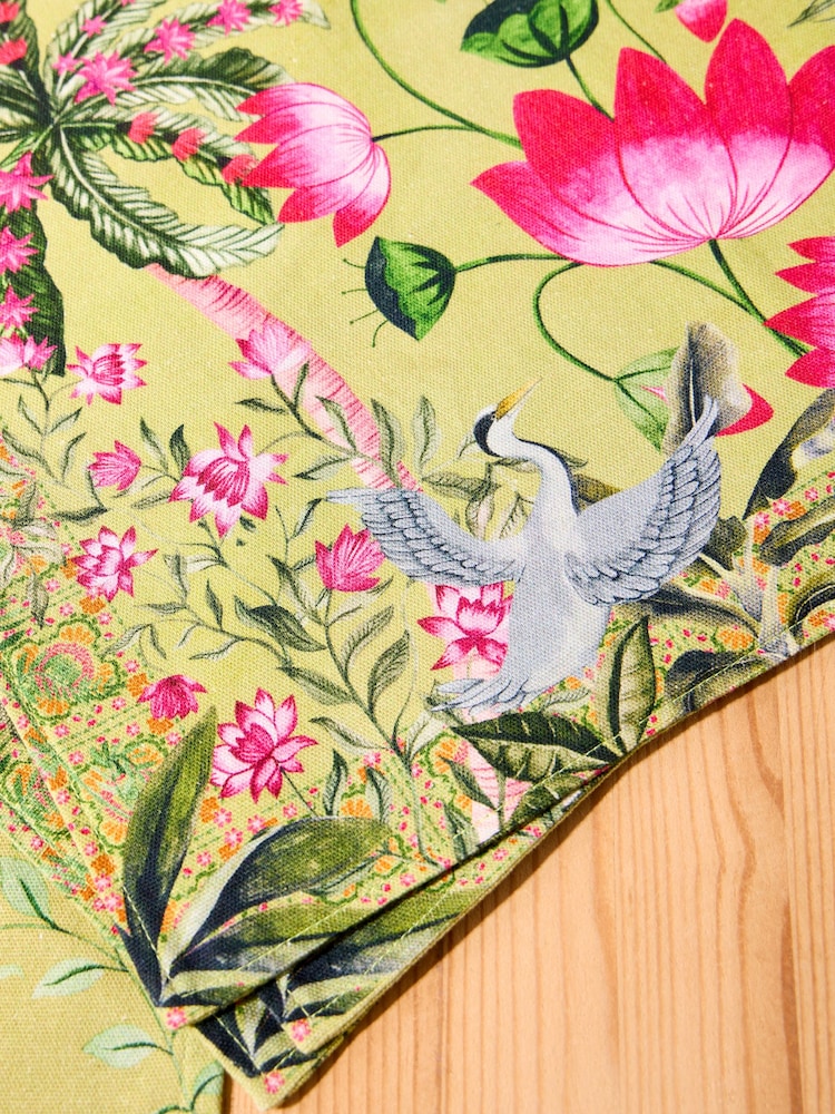 Joe Browns 4 Pack Green Herons Haven Placemats - Image 5 of 5 Joe Browns 4 Pack Green Herons Haven Placemats - Image 5 of 5