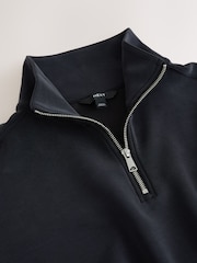 Czarny - Slinky Quarter Zip Sweatshirt - Obraz 7 z 7