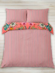 Joe Browns Coral Marvellous Mirrored Bird Cotton Sateen Reversible Duvet Cover and Pillowcase Set - Image 2 of 3