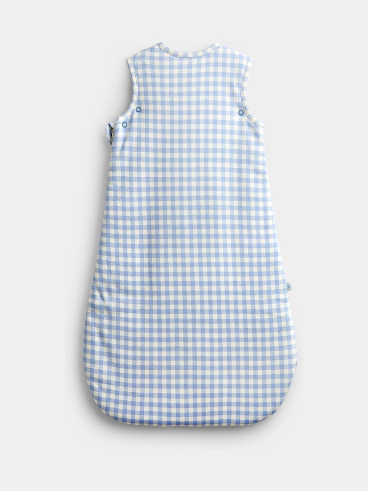 Jojo Maman Bébé Blue Gingham Peter Rabbit™ Appliqué 2.5 Tog Sleeping Bag - Image 2 of 4 Jojo Maman Bébé Blue Gingham Peter Rabbit™ Appliqué 2.5 Tog Sleeping Bag - Image 2 of 4