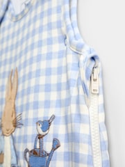 Jojo Maman Bébé Blue Gingham Peter Rabbit™ Appliqué 2.5 Tog Sleeping Bag - Image 3 of 4