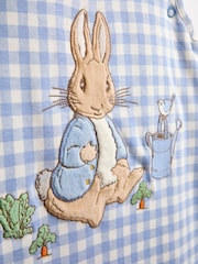 Jojo Maman Bébé Blue Gingham Peter Rabbit™ Appliqué 2.5 Tog Sleeping Bag - Image 4 of 4