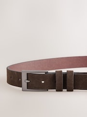 Chocolate Brown Leather Belt - Image 2 of 3