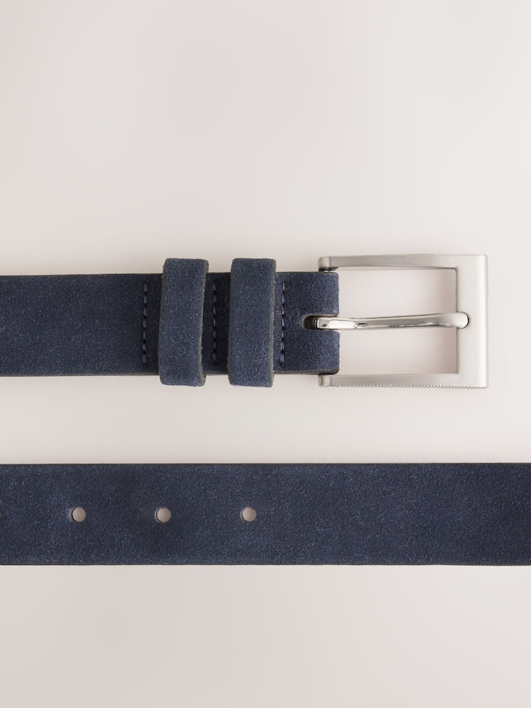 Tumši zils - Ādas josta - Attēls 3 no 3