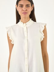 Roman White Frill Sleeve Blouse - Image 4 of 5