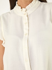 Roman White Frill Sleeve Blouse - Image 5 of 5