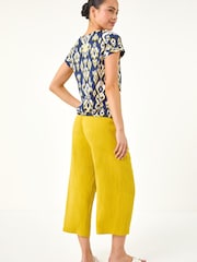 Roman Blue Petite Aztec Drawstring Hem Top - Image 2 of 5